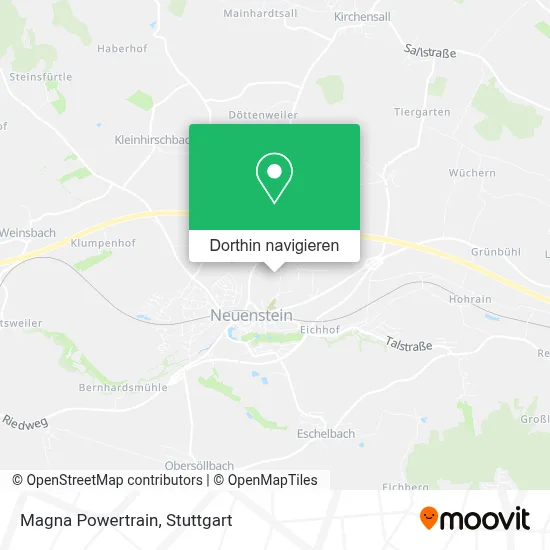 Magna Powertrain Karte
