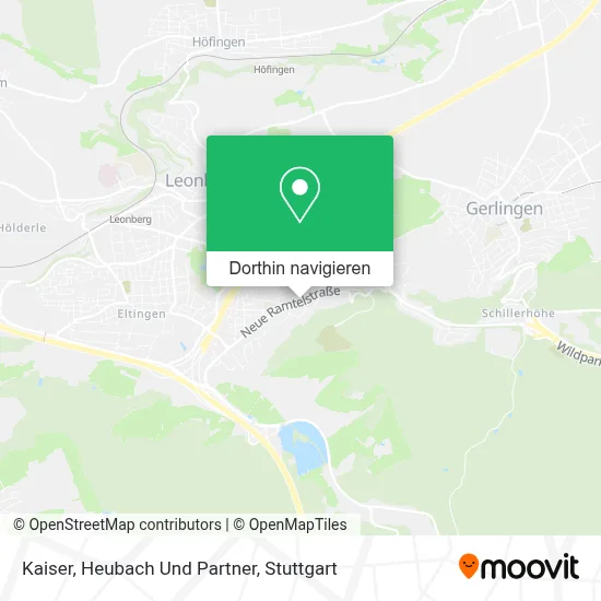 Kaiser, Heubach Und Partner Karte