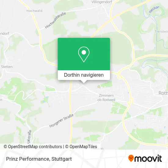 Prinz Performance Karte