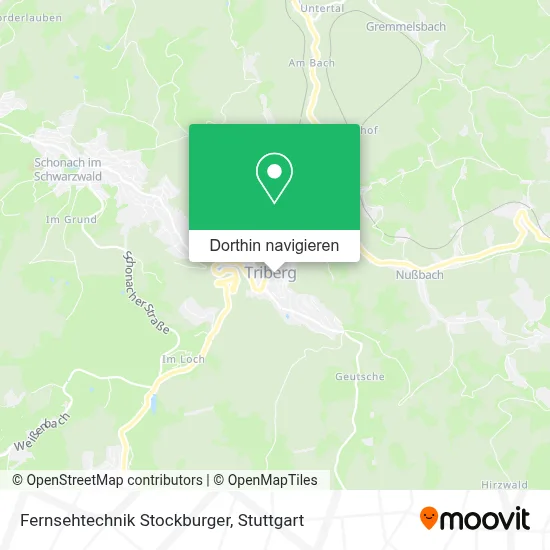 Fernsehtechnik Stockburger Karte