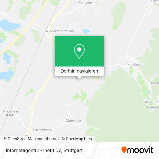Internetagentur - Inet3.De Karte