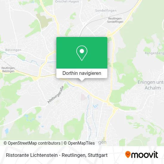 Ristorante Lichtenstein - Reutlingen Karte