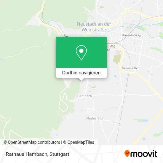 Rathaus Hambach Karte