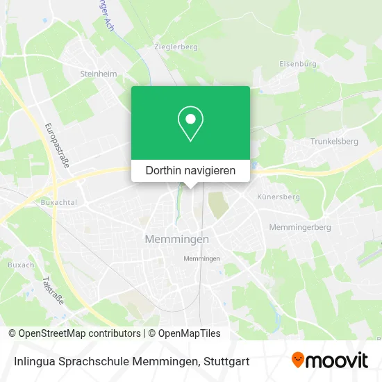 Inlingua Sprachschule Memmingen Karte
