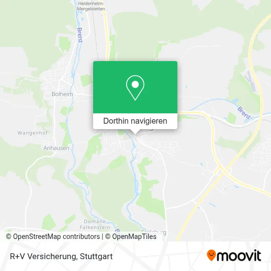 R+V Versicherung Karte