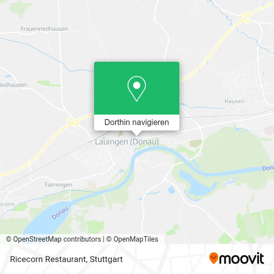 Ricecorn Restaurant Karte