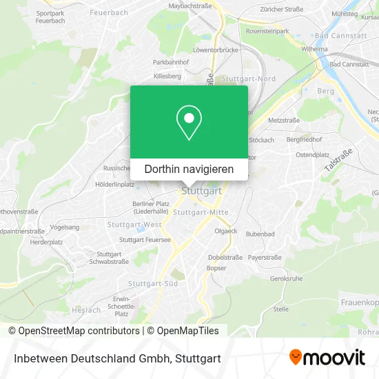 Inbetween Deutschland Gmbh Karte