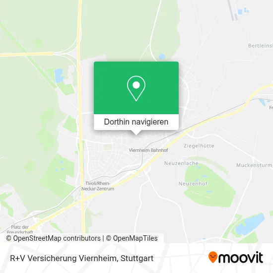 R+V Versicherung Viernheim Karte