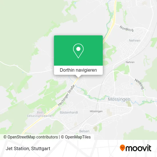 Jet Station Karte