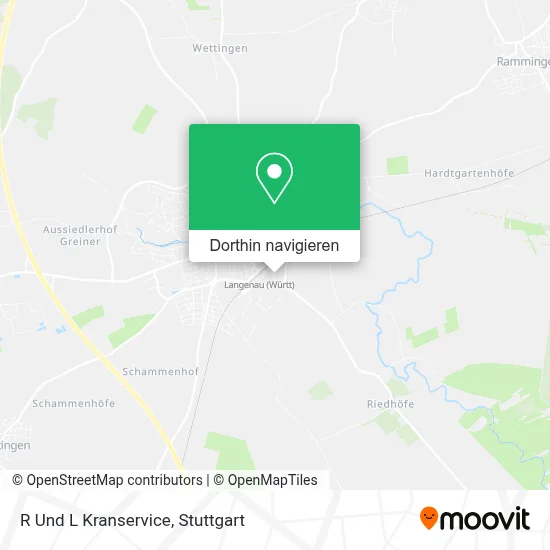 R Und L Kranservice Karte