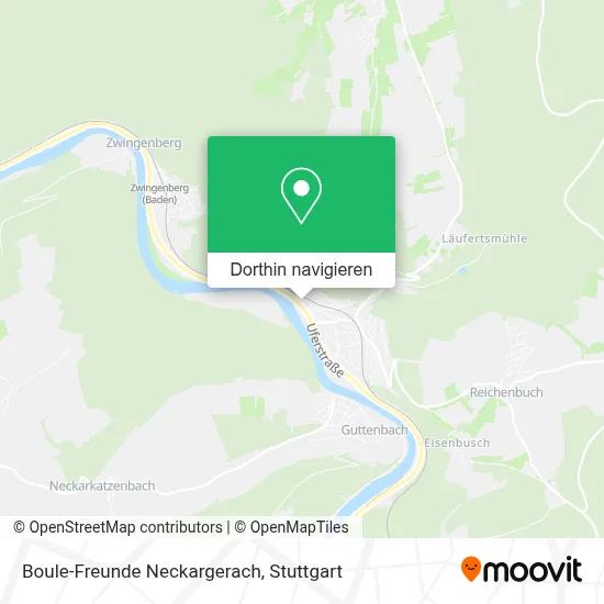 Boule-Freunde Neckargerach Karte