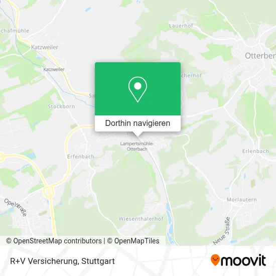 R+V Versicherung Karte