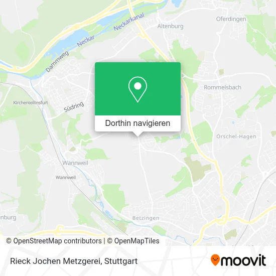 Rieck Jochen Metzgerei Karte