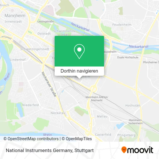 National Instruments Germany Karte