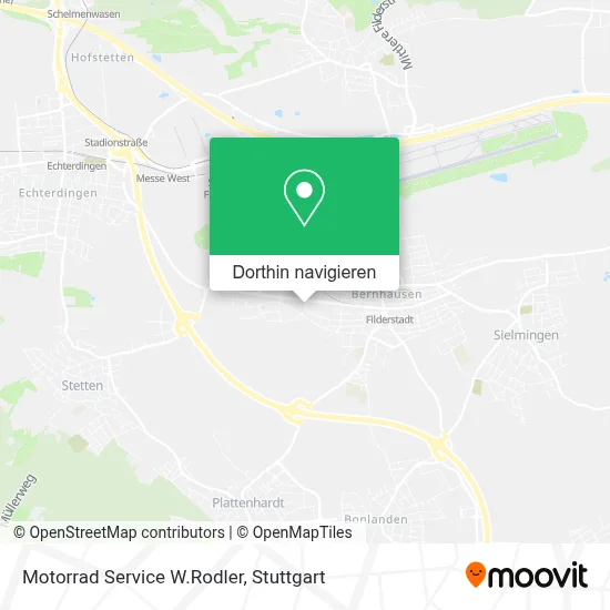 Motorrad Service W.Rodler Karte