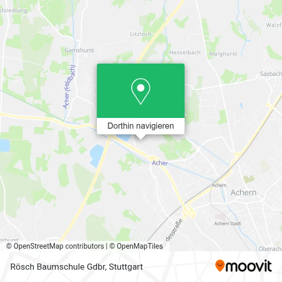 Rösch Baumschule Gdbr Karte