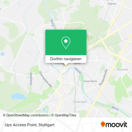 Ups Access Point Karte
