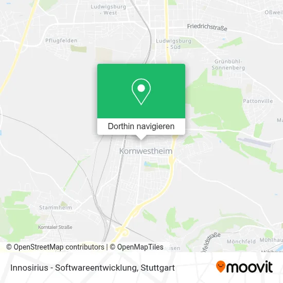 Innosirius - Softwareentwicklung Karte