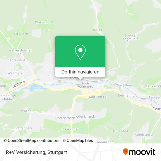 R+V Versicherung Karte