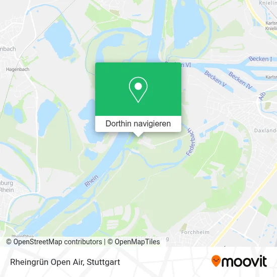 Rheingrün Open Air Karte