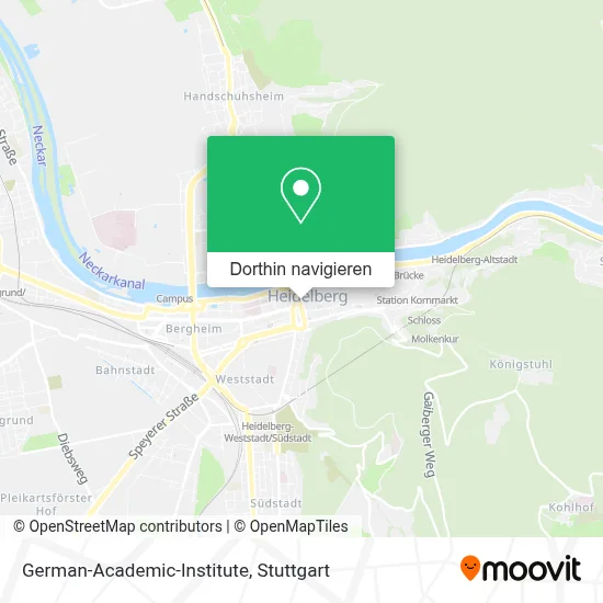 German-Academic-Institute Karte