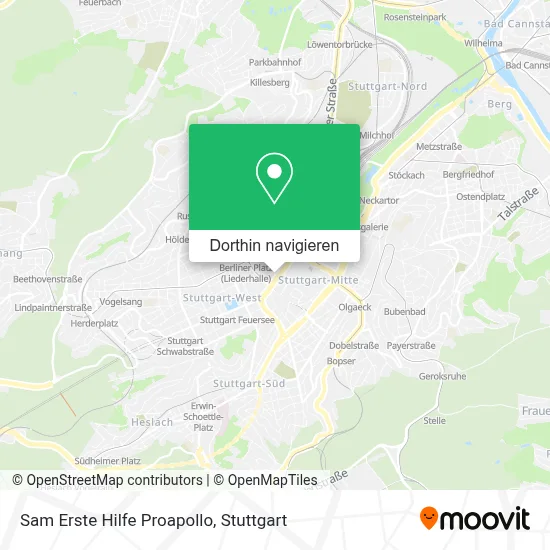 Sam Erste Hilfe Proapollo Karte