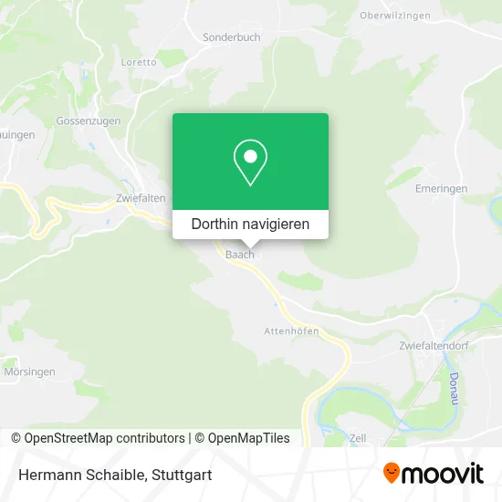 Hermann Schaible Karte