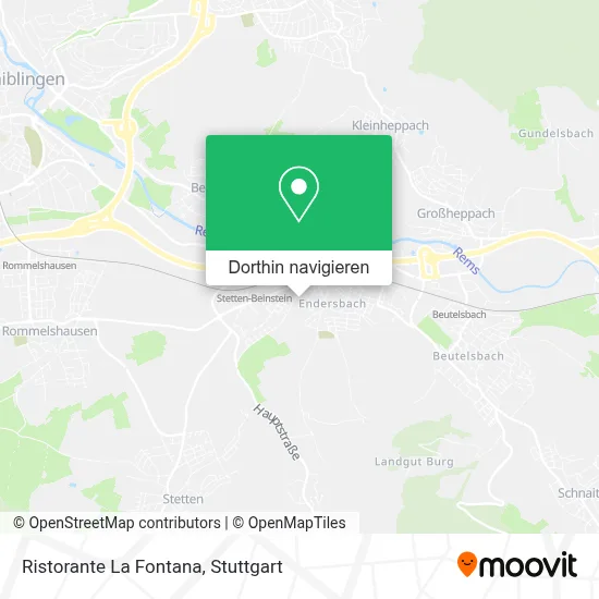 Ristorante La Fontana Karte