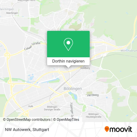 NW Autowerk Karte