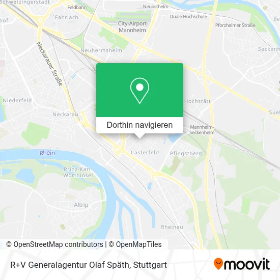 R+V Generalagentur Olaf Späth Karte