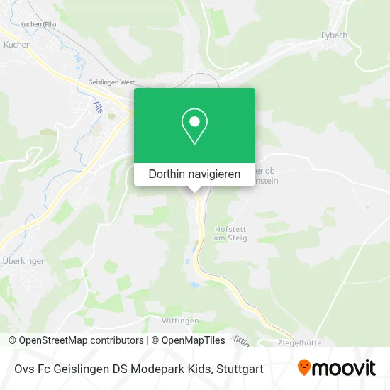Ovs Fc Geislingen DS Modepark Kids Karte