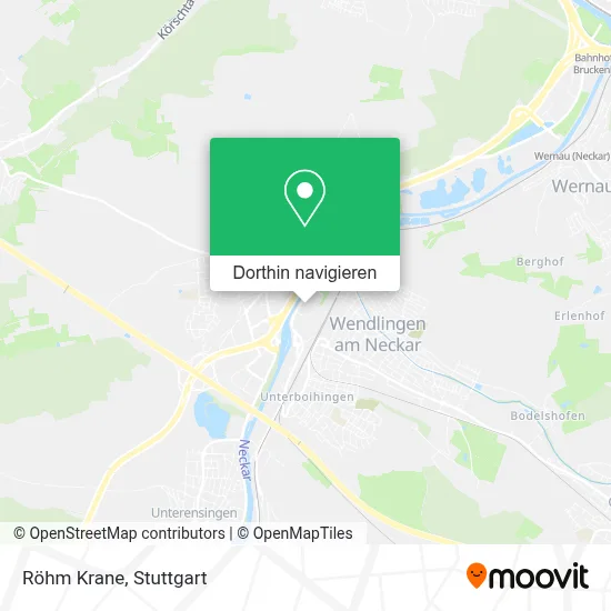 Röhm Krane Karte