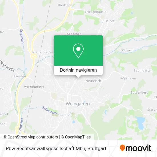 Pbw Rechtsanwaltsgesellschaft Mbh Karte