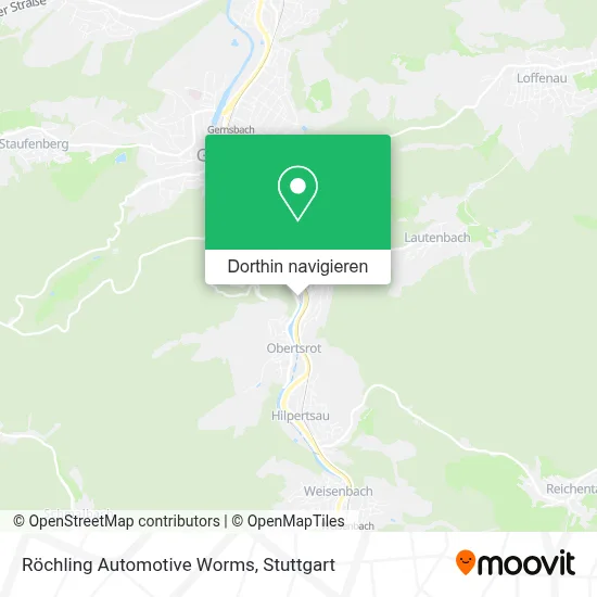 Röchling Automotive Worms Karte