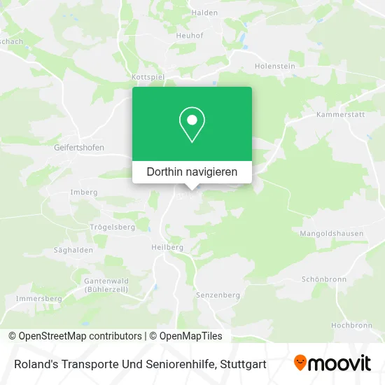 Roland's Transporte Und Seniorenhilfe Karte