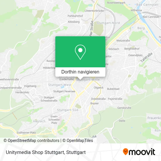 Unitymedia Shop Stuttgart Karte