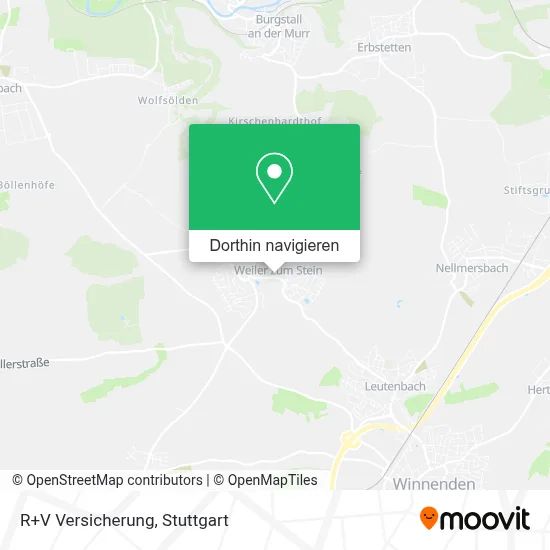R+V Versicherung Karte