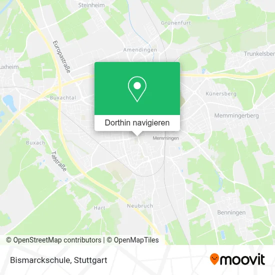 Bismarckschule Karte