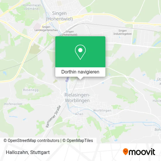 Hallozahn Karte