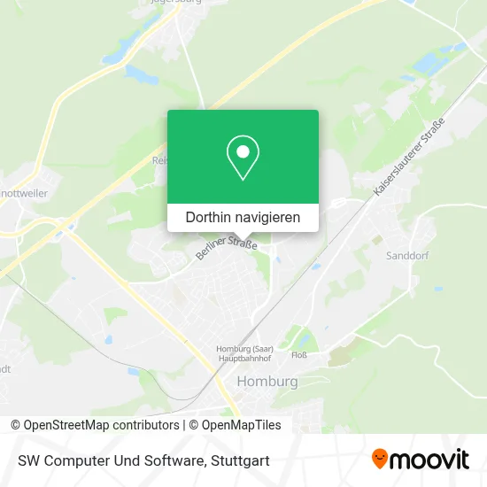 SW Computer Und Software Karte
