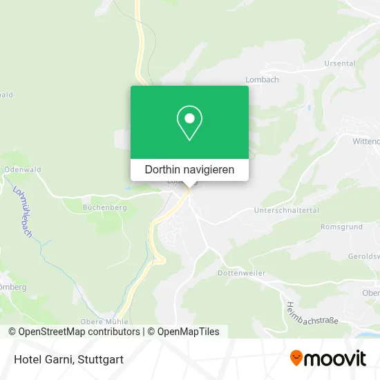 Hotel Garni Karte