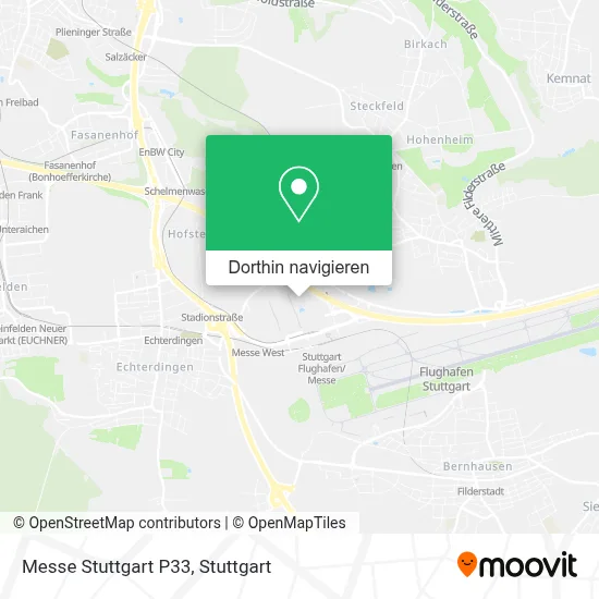 Messe Stuttgart P33 Karte