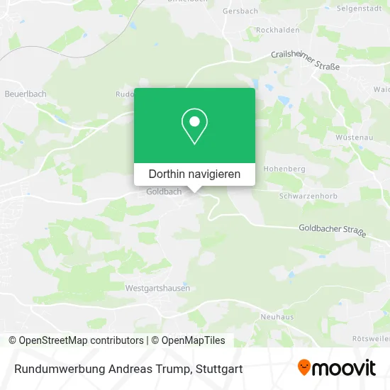 Rundumwerbung Andreas Trump Karte