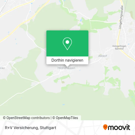 R+V Versicherung Karte