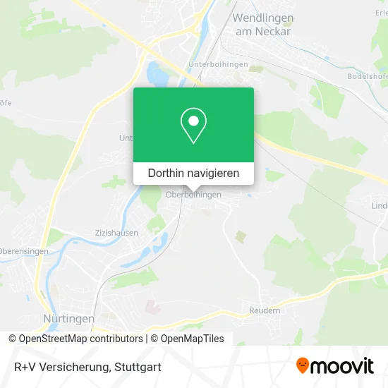 R+V Versicherung Karte