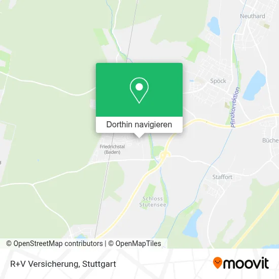 R+V Versicherung Karte