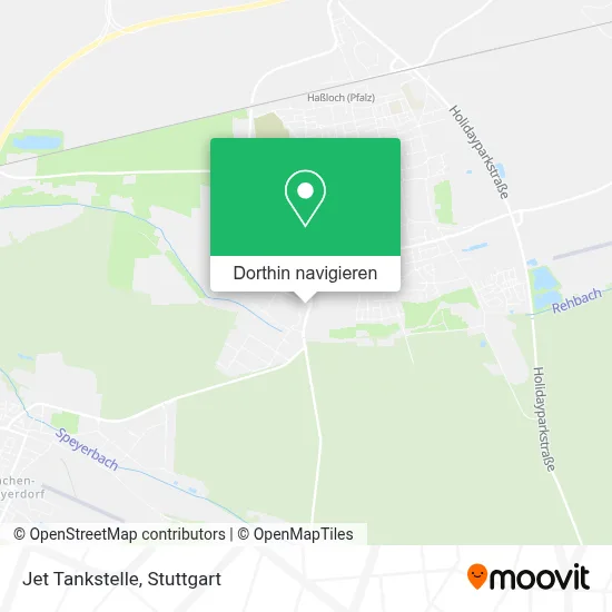 Jet Tankstelle Karte