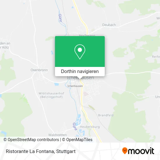 Ristorante La Fontana Karte