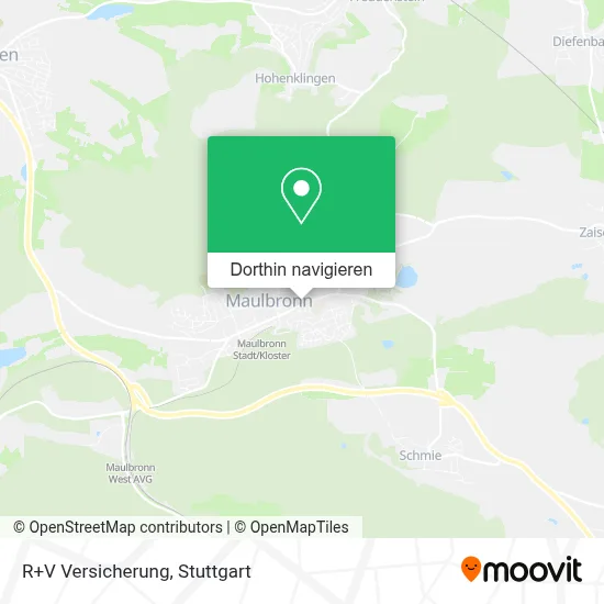 R+V Versicherung Karte