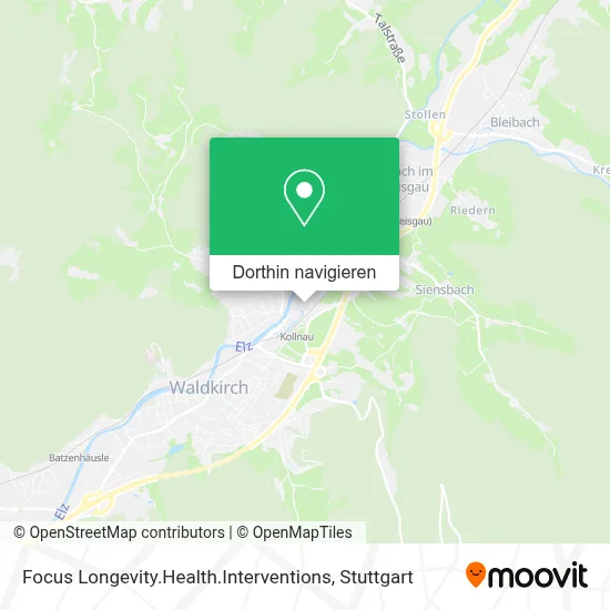 Focus Longevity.Health.Interventions Karte